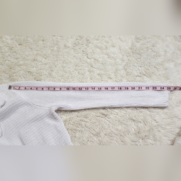 Eileen Fisher Woman Drape Front Organic Linen Cardigan White Size 1X - Picture 9 of 10